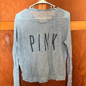 Victoria's Secret Blue Long Sleeve Tee